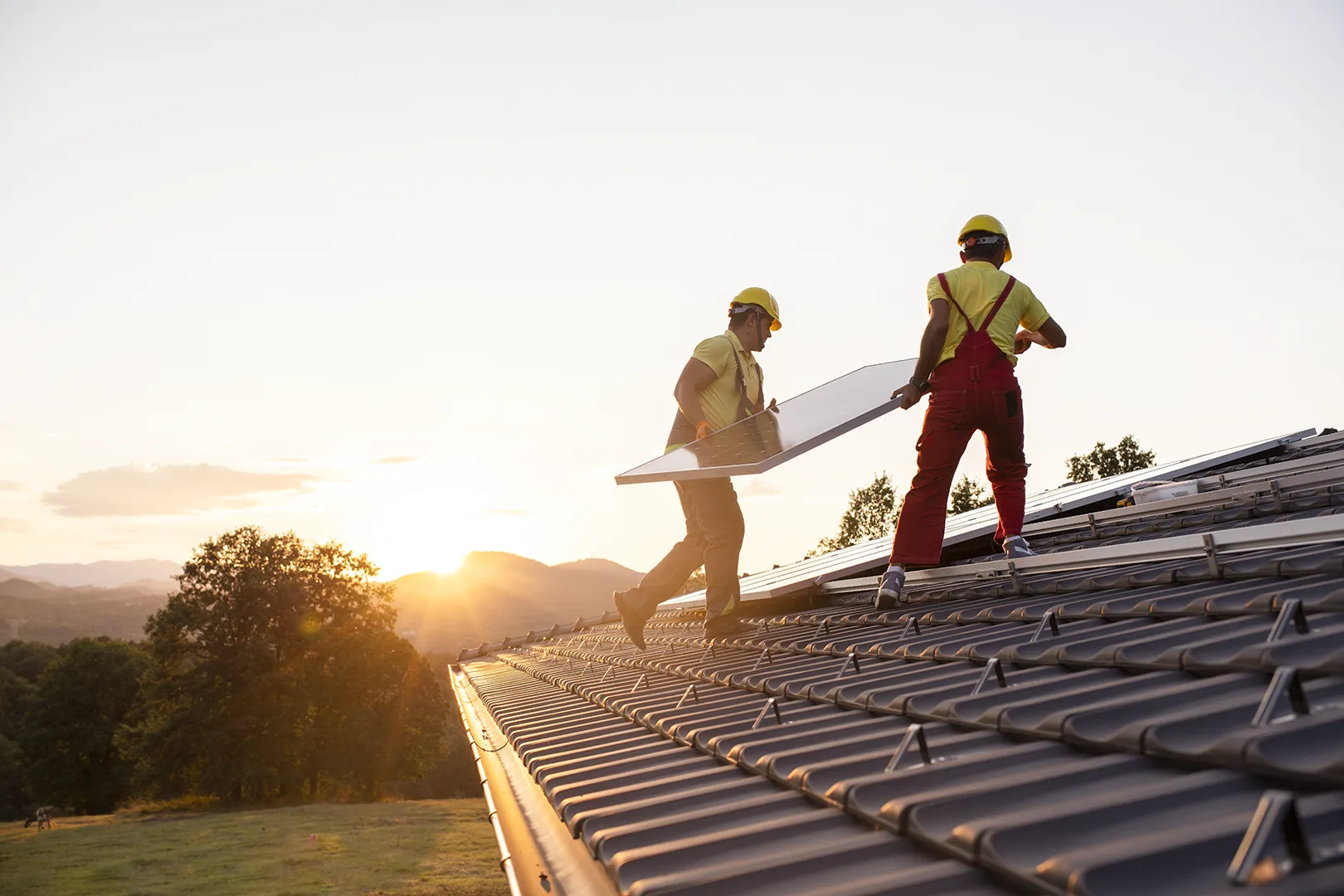 solar panel installation